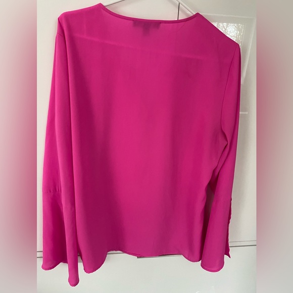 Banana Republic hot pink shirt size Large- L - Picture 2 of 6